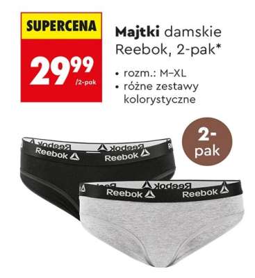 Majtki damskie Reebok, 2-pak