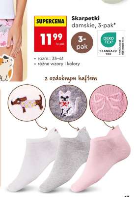 Skarpetki damskie, 3-pak