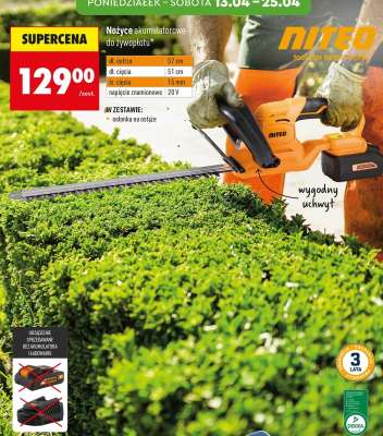 Nożyce akumulatorowe do żywopłotu