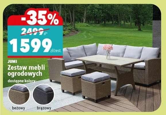 ZESTAW MEBLI OGRODOWYCH