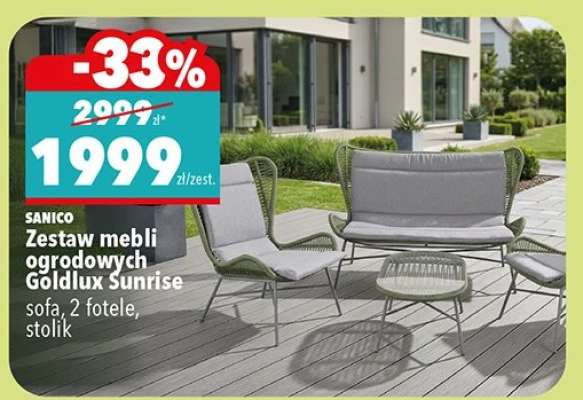 Zestaw mebli ogrodowych Goldlux Sunrise