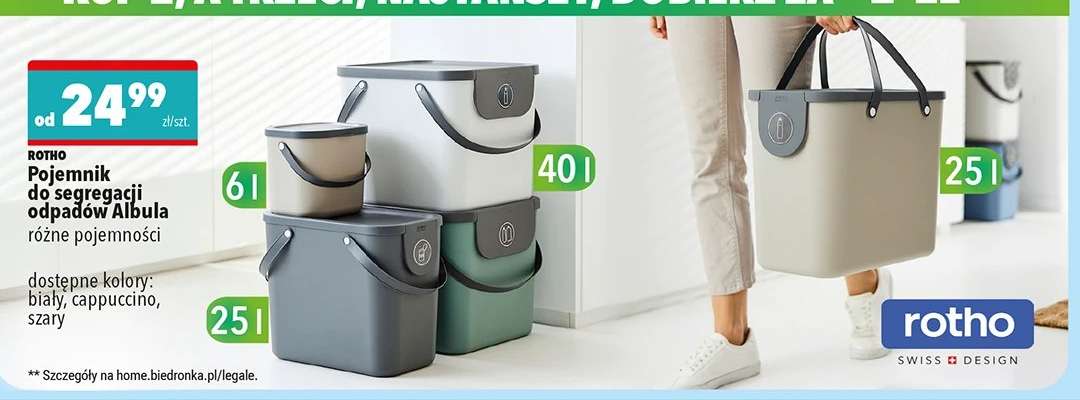 Pojemniki do segregacji odpadów Albula