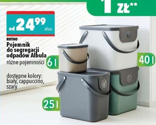 Pojemnik do segregacji odpadów Albula