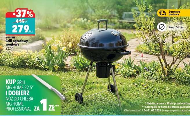 Grill ogrodowy węglowy 22,5"