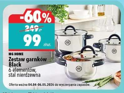 Zestaw garnków Black