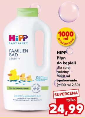 HIPP Płyn do kąpieli dla całej rodziny 1000 ml opakowanie