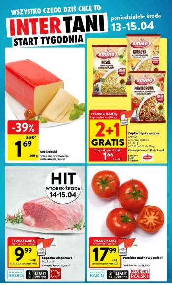 Gazetka Intermarché - 13.04.2026 - 15.04.2026.