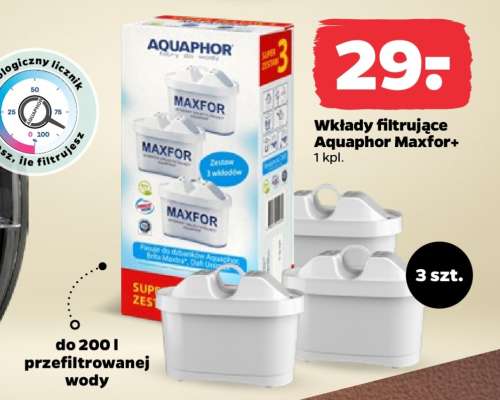 Wkłady filtrujące Aquaphor Maxfor+