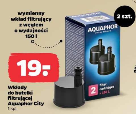 Wkłady do butelki filtrującej Aquaphor City