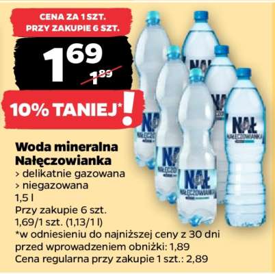 Woda mineralna NAŁĘCZOWIANKA
