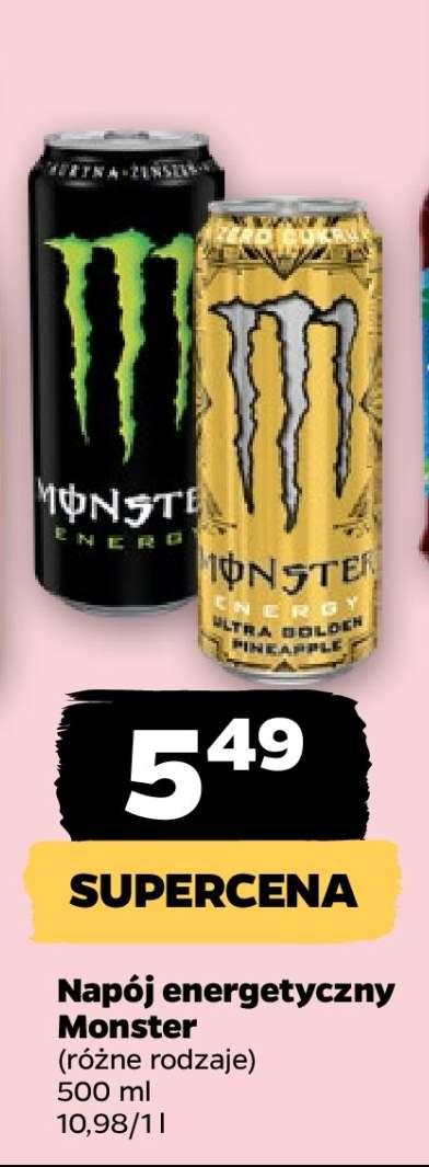 Napój energetyczny Monster