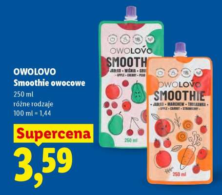 OWOLOVO Smoothie owocowe***