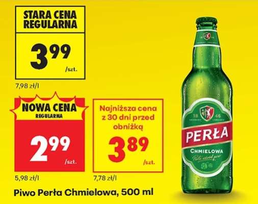 Piwo Perla Chmielowa , 500 ml