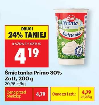 Śmietanka Primo 30 Zott , 200 g