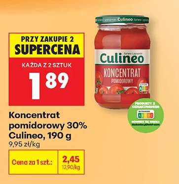 Koncentrat pomidorowy 30% Culineo, 190 g