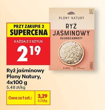 Ryż jaśminowy Plony Natury 4x100 g