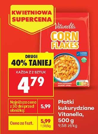 Płatki kukurydziane Vitanella, 500 g