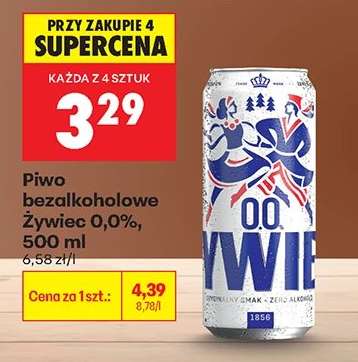 Piwo bezalkoholowe Żywiec 0,0 500 ml