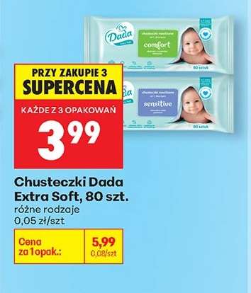 Chusteczki Dada Extra Soft 80 szt
