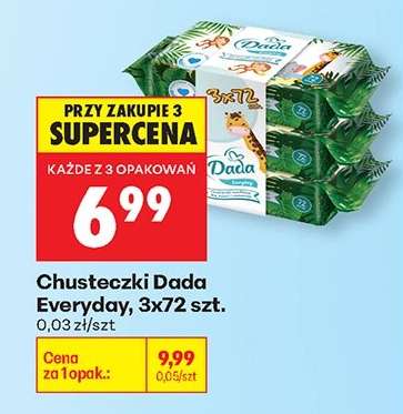 Chusteczki Dada Everyday, 3x72 szt.