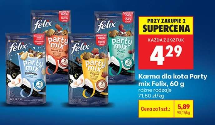 Karma dla kota Party mix Felix 60 g