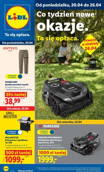Gazetka Lidl - 20.04.2026 - 26.04.2026.