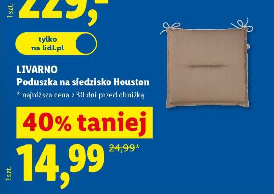 LIVARNO Poduszka na siedzisko Houston