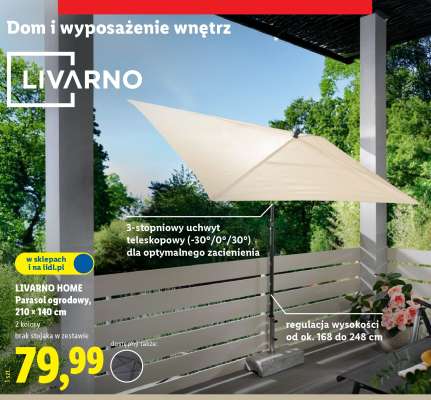 LIVARNO home Parasol ogrodowy