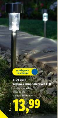 LIVARNO Zestaw 5 lamp solarnych LED