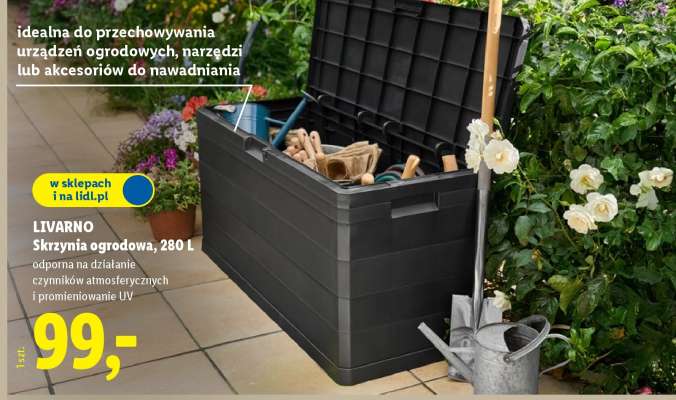 LIVARNO Skrzynia ogrodowa, 280 L