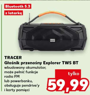 TRACER Głośnik przenośny Explorer TWS BT