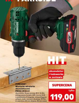 PARKSIDE® Wiertarko-wkrętarka akumulatorowa PBSSA 20-Li A1