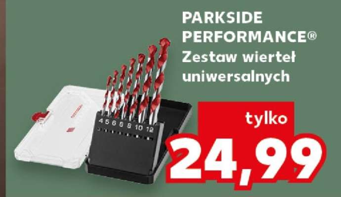 PARKSIDE PERFORMANCE® Zestaw wierteł uniwersalnych