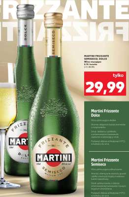 MARTINI FRIZZANTE SEMISECCO, DOLCE