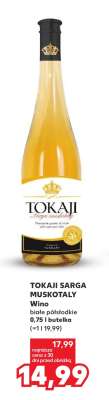TOKAJI SARGA MUSKOTALY