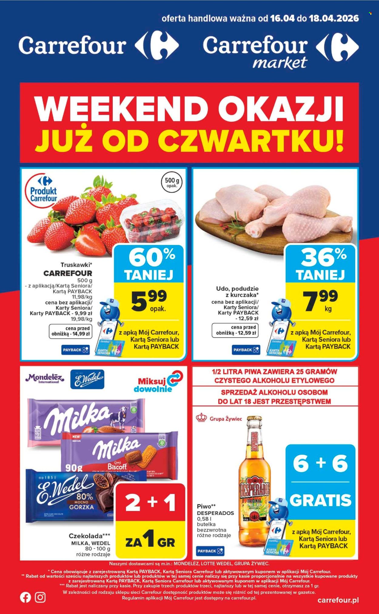 Gazetka Carrefour - 16.04.2026 - 18.04.2026. Strona 1