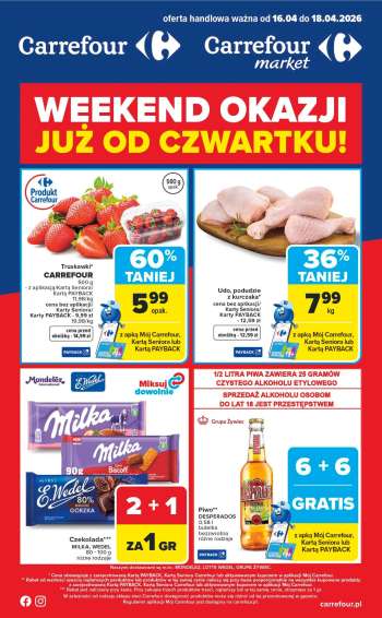 Gazetka Carrefour - 16.04.2026 - 18.04.2026.