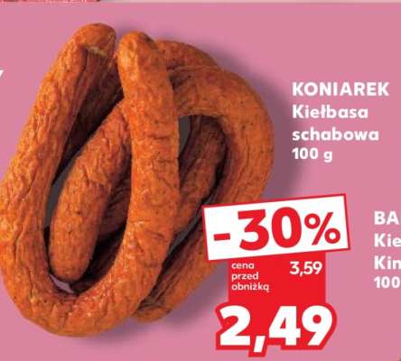 KONIAREK Kiełbasa schabowa 100 g