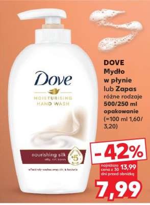 DOVE Mydło w płynie lub Zapas