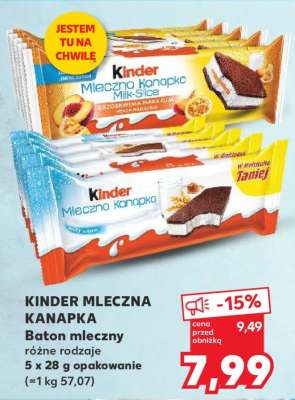 Kinder Mleczna Kanapka