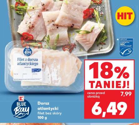 Dorsz atlantycki filet bez skóry 100 g