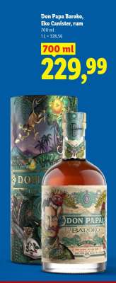 Don Papa Baroko, Eko Canister, rum
