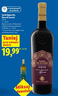 Syrah Appassite Duca di Sasseta