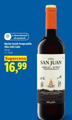 Merlot-Syrah-Tempranillo Viña Felix Solis