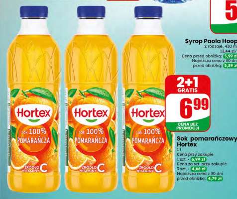 Sok pomarańczowy HORTEX
