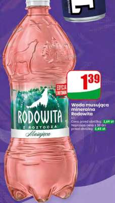 Woda musująca mineralna Rodowita