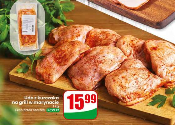 Udo z kurczaka na grill w marynacie