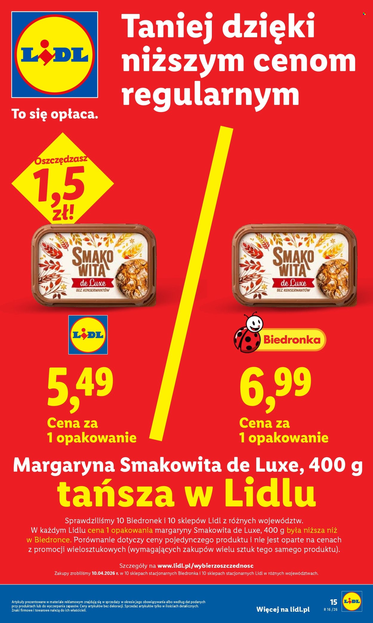Gazetka Lidl - 16.04.2026 - 18.04.2026. Strona 15