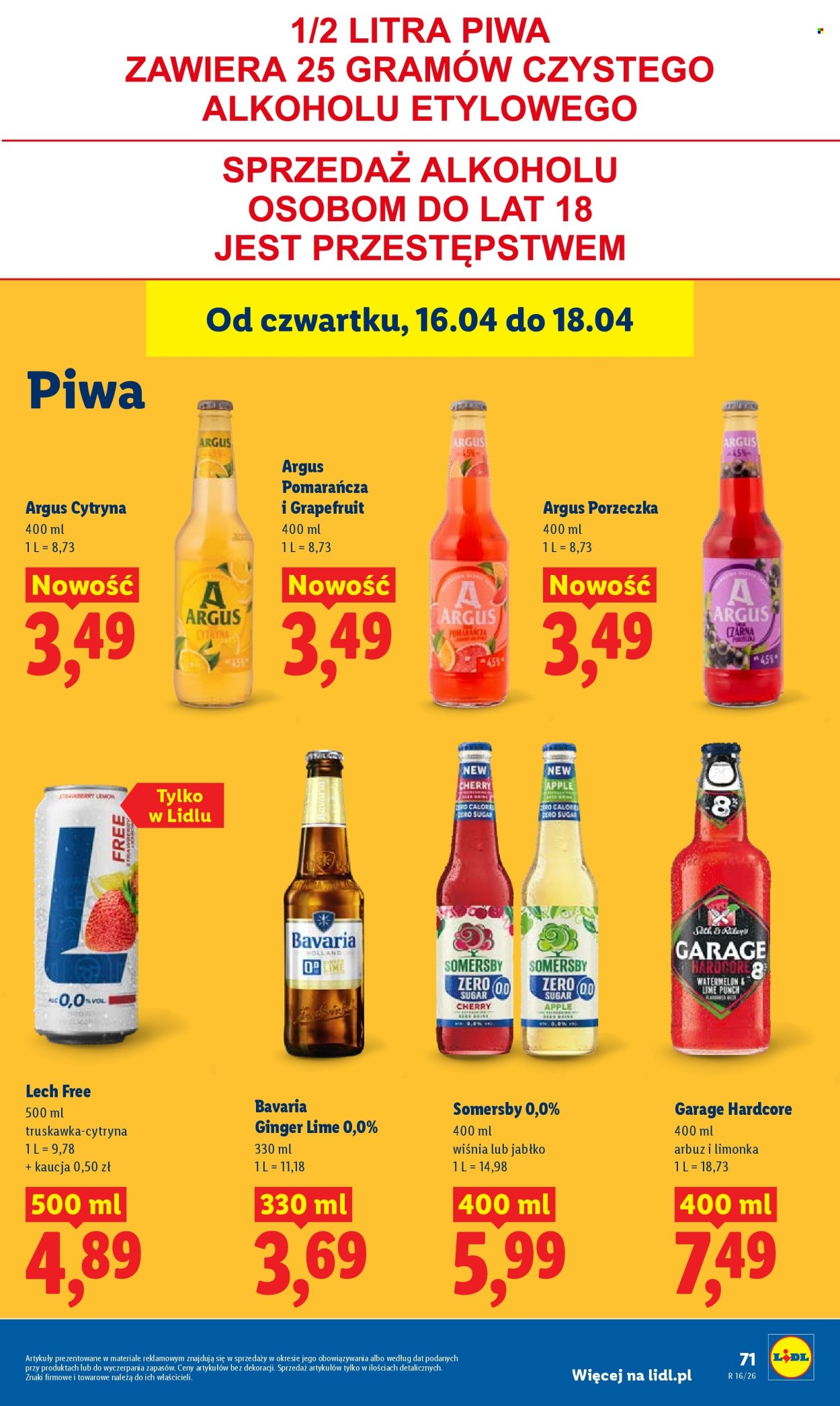 Gazetka Lidl - 16.04.2026 - 18.04.2026. Strona 71