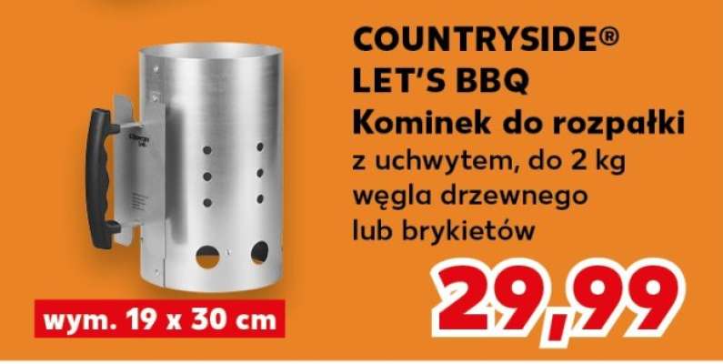 COUNTRYSIDE® LET’S BBQ Kominek do rozpałki